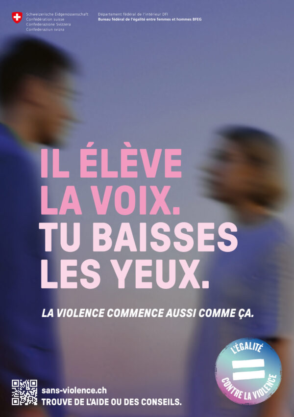 Affiche A3 "Il élève la voix."