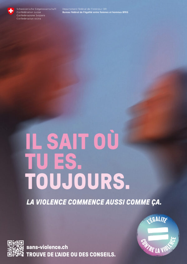 Affiche A3 "Il sait où tu es."