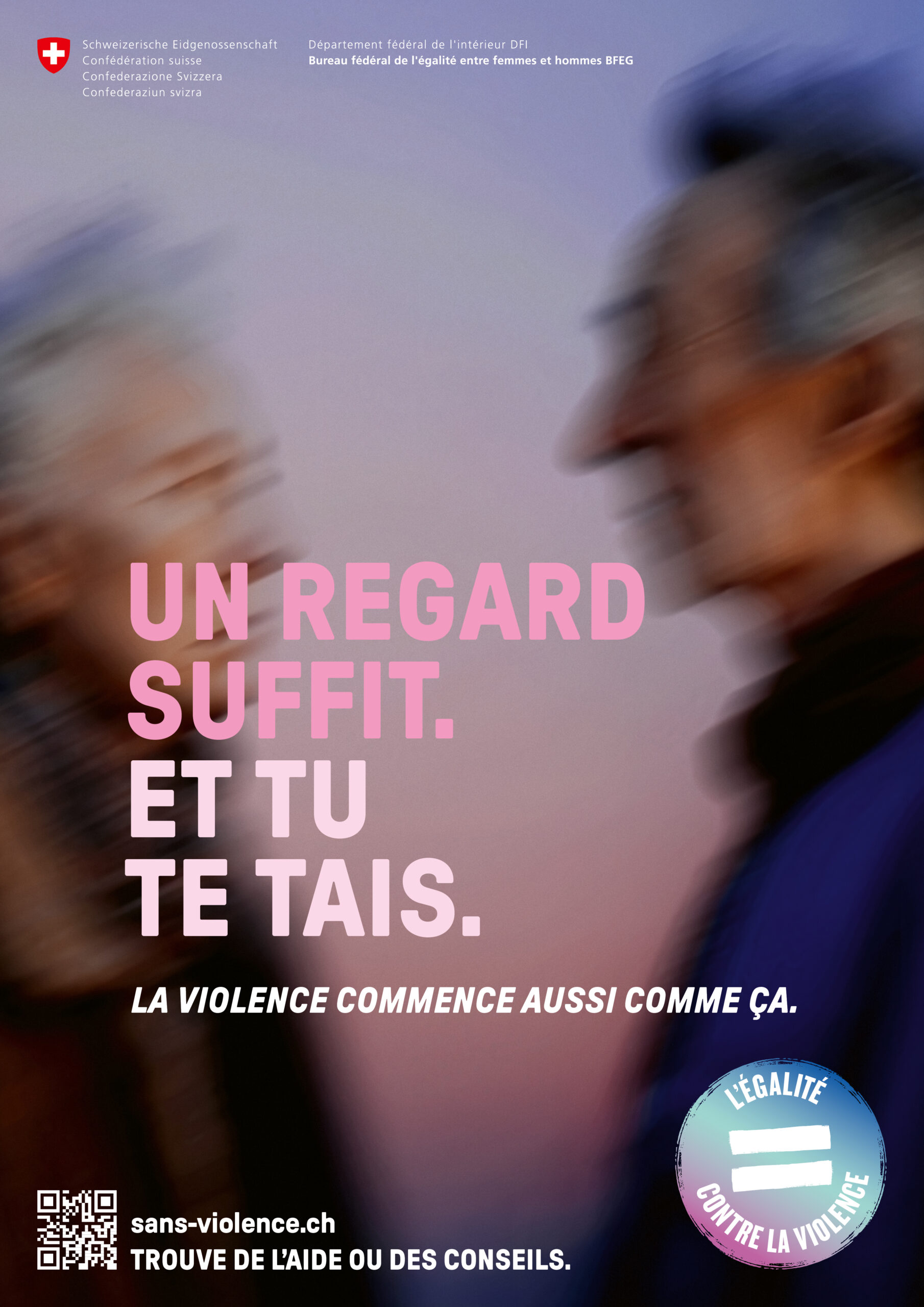 Affiche A3 "Un regard suffit."