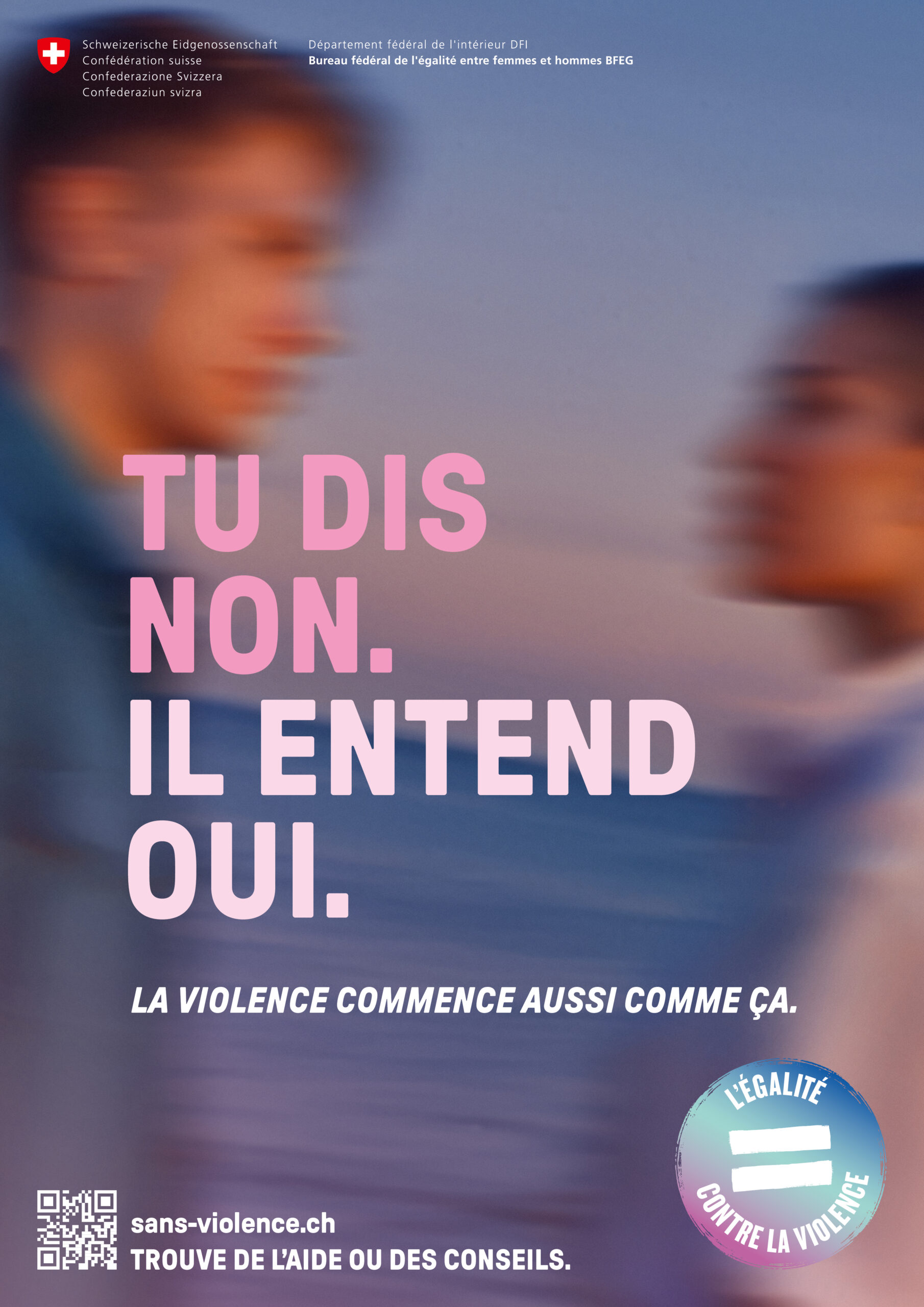 Affiche A3 "Tu dis non."