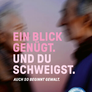 Affiche format mondial F4 « Un regard suffit. » - D