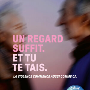 Affiche format mondial F4 « Un regard suffit. » - F