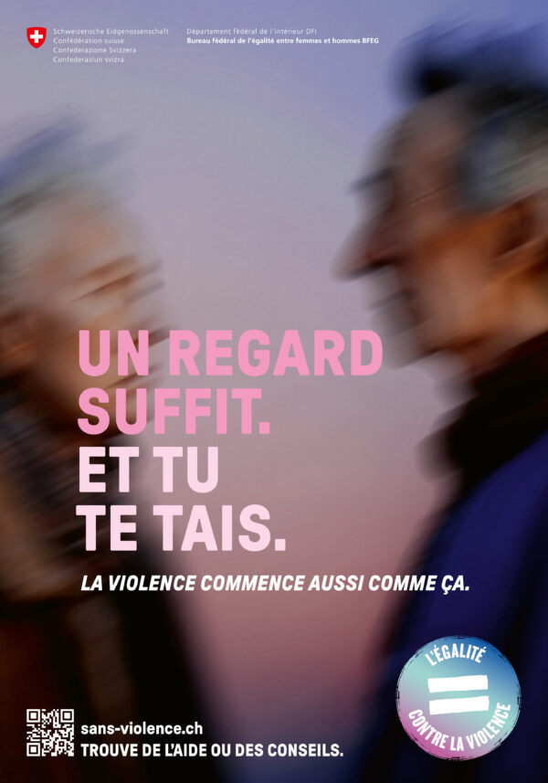 Affiche format mondial F4 « Un regard suffit. »