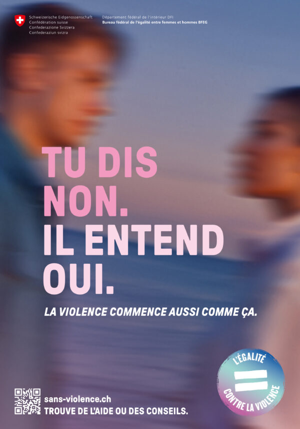 Affiche format mondial F4 «&nbsp;Tu dis non.&nbsp;»