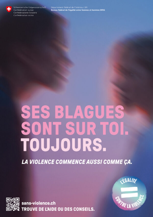Affiche A3 "Ses blagues sont sur toi."