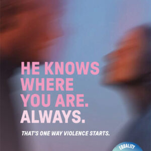 Affiche A3 "Il sait où tu es." - ENG