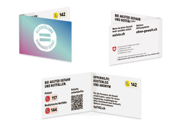Flyer au format « carte de crédit » (en lot de 20)